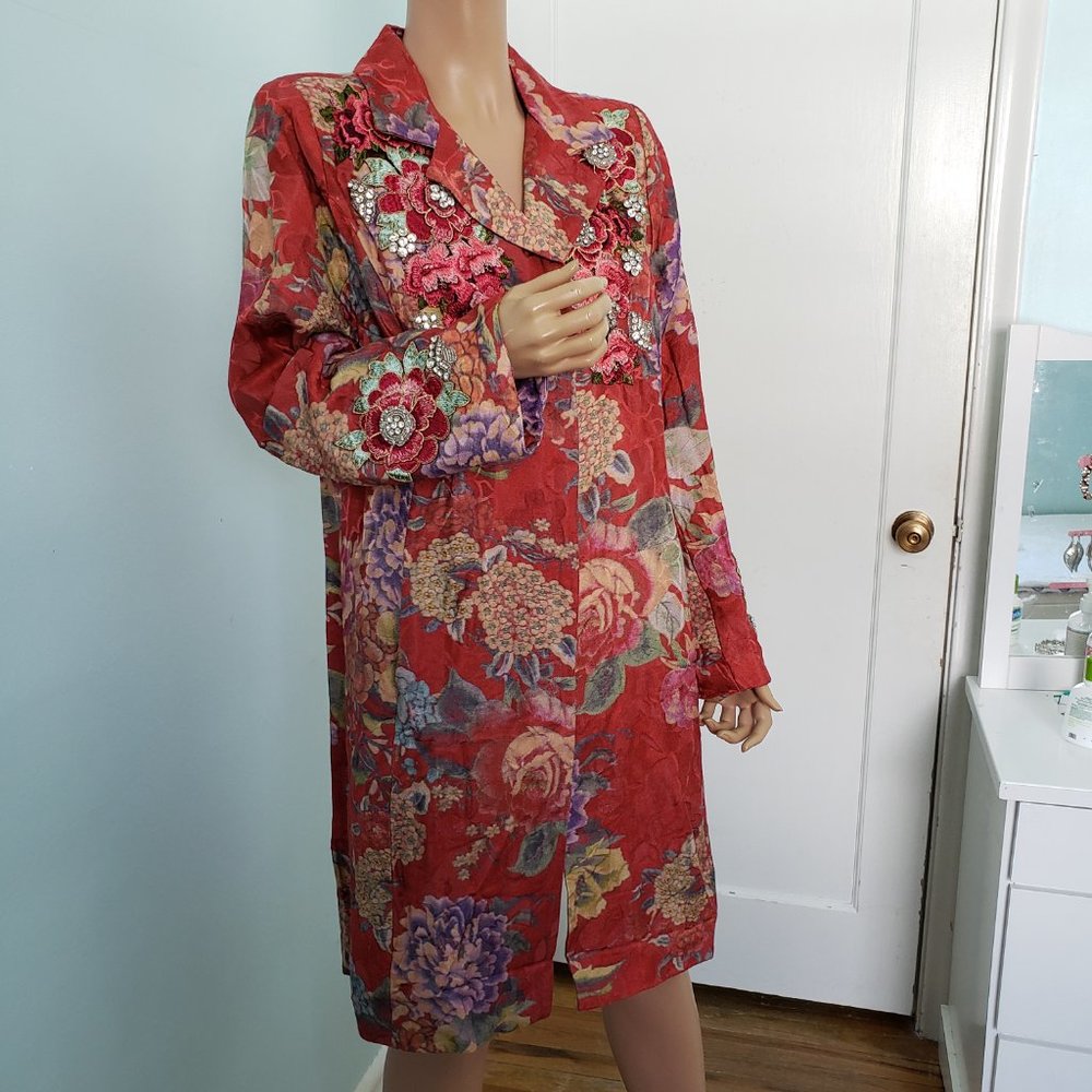 NWT JOHNNY WAS LA VIE FLEUR COAT. - Picture 8 of 17